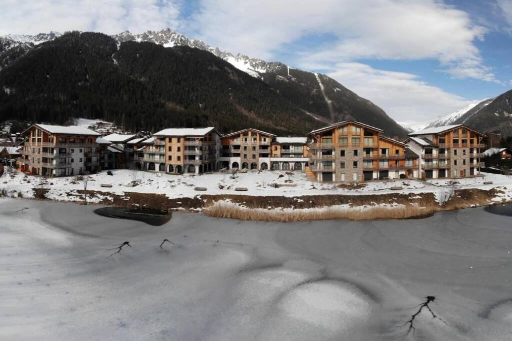 Chic Appart 6 Pers Dans Residence Luxueuse "La Cordee" Wellness Gym Piscine Ouvert Et Teletravail Chamonix Eksteriør billede