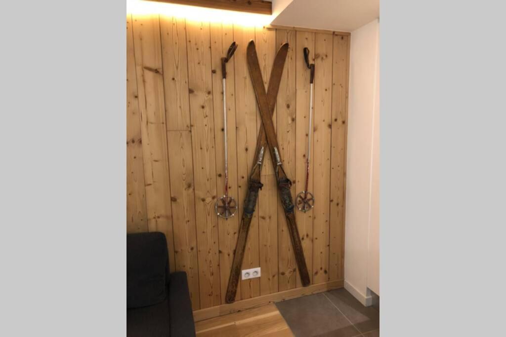 Chic Appart 6 Pers Dans Residence Luxueuse "La Cordee" Wellness Gym Piscine Ouvert Et Teletravail Chamonix Eksteriør billede