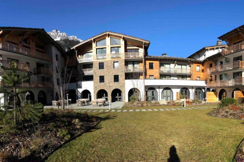 Chic Appart 6 Pers Dans Residence Luxueuse "La Cordee" Wellness Gym Piscine Ouvert Et Teletravail Chamonix Eksteriør billede